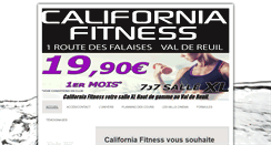 Desktop Screenshot of california-fitness.fr